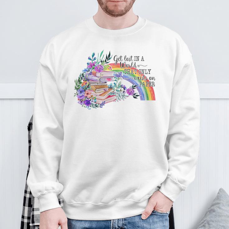 Book Is A World That Only Exists On Paper Sweatshirt Gifts for Old Men Book Is A World That Only Exists On Paper Sweatshirt Gifts for Old Men