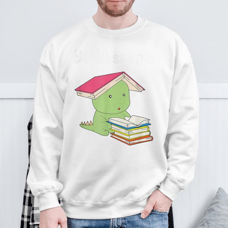 Bookasaurus T-Rex Reading Dinosaur Book PunShirt Sweatshirt Gifts for Old Men Bookasaurus T-Rex Reading Dinosaur Book PunShirt Sweatshirt Gifts for Old Men