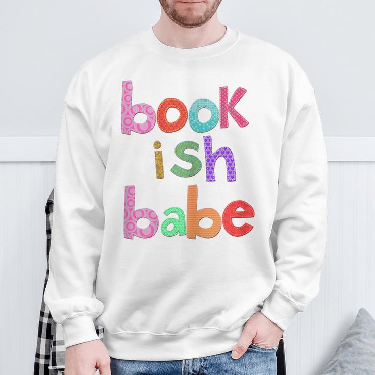 Bookish Babe Book Lovers Women Woman Loves To Read Reading Sweatshirt Gifts for Old Men