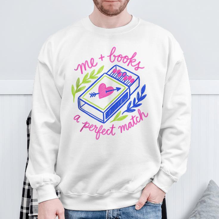 Bookish Girly Me And Books Perfect Love Match Book Reading Sweatshirt Gifts for Old Men Bookish Girly Me And Books Perfect Love Match Book Reading Sweatshirt Gifts for Old Men