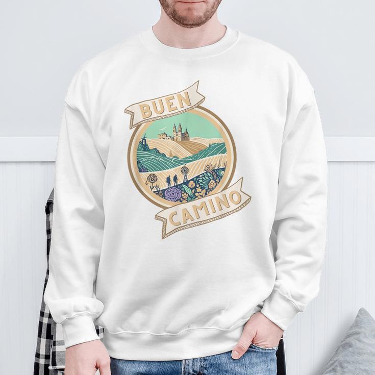 Buen Camino De Santiago Compostela Shirt Souvenir Tee Book Sweatshirt Gifts for Old Men