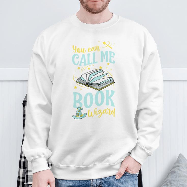 You Can Call Me Book Wizard Librarian Premium Tri-Blend Sweatshirt Gifts for Old Men