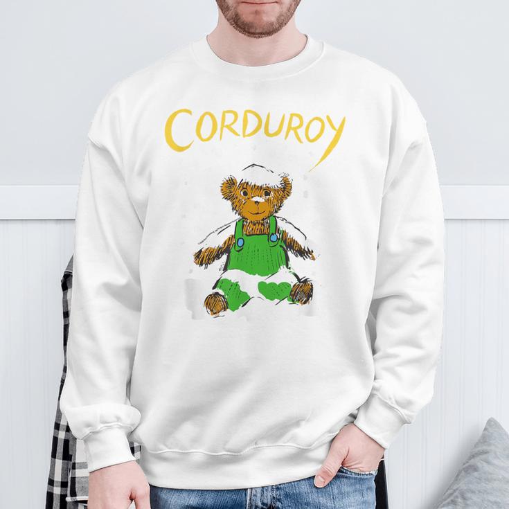 Corduroy Teddy Bear In The Snow Christmas Children's Book Sweatshirt Gifts for Old Men Corduroy Teddy Bear In The Snow Christmas Children's Book Sweatshirt Gifts for Old Men