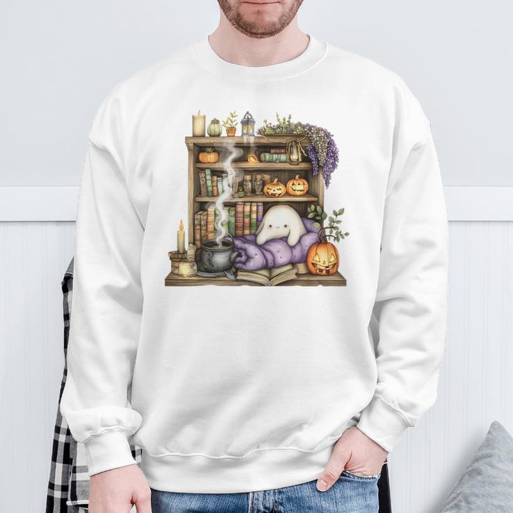 Cute Halloween Bookshelf Premium Tri-Blend Sweatshirt Gifts for Old Men Cute Halloween Bookshelf Premium Tri-Blend Sweatshirt Gifts for Old Men