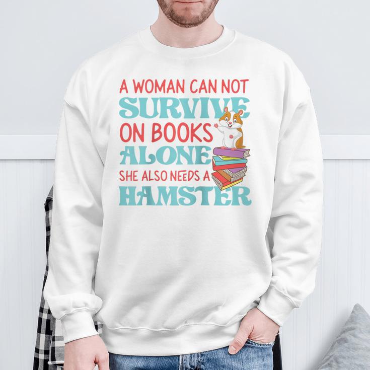 Cute Hamster Reading Book A Woman Can Not Survive On Books Raglan Baseball Tee Sweatshirt Gifts for Old Men Cute Hamster Reading Book A Woman Can Not Survive On Books Raglan Baseball Tee Sweatshirt Gifts for Old Men