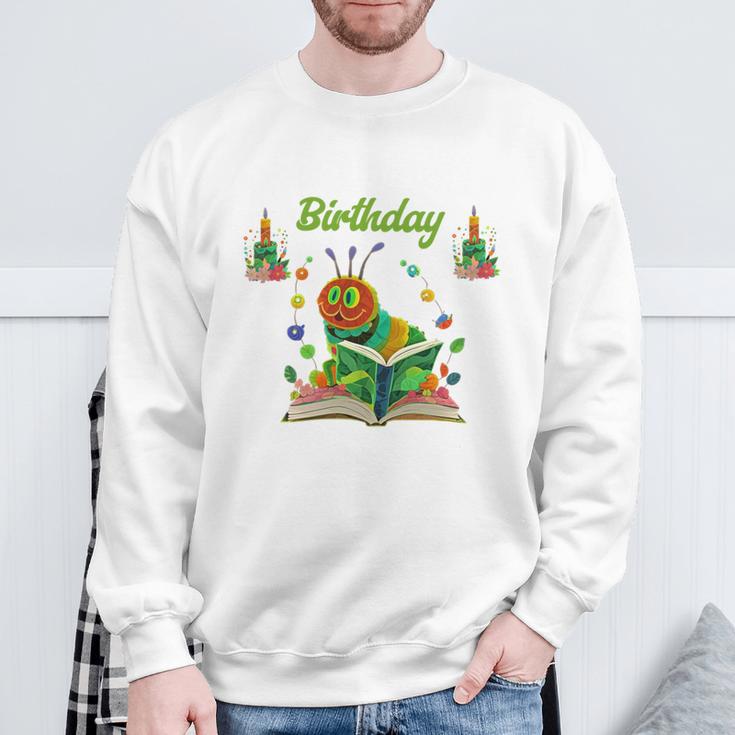 Dad Of Caterpillar Birthday Reading Books Lovers Sweatshirt Gifts for Old Men Dad Of Caterpillar Birthday Reading Books Lovers Sweatshirt Gifts for Old Men