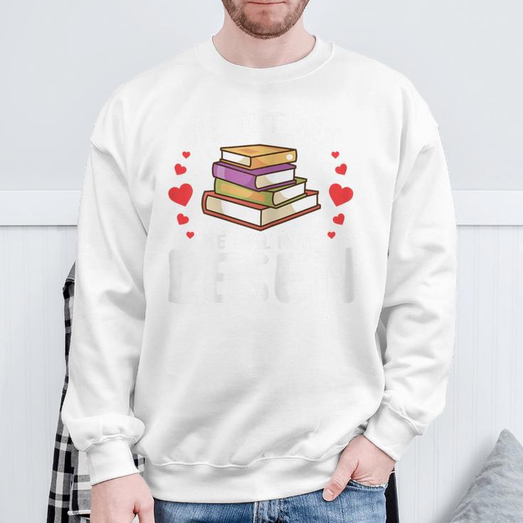 Die Tut Nix Die Will Nur Books Reading Reading Sweatshirt Gifts for Old Men