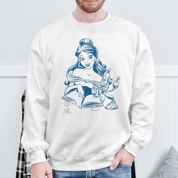 Disney Beauty And The Beast Belle Book Smarts Sweatshirt Gifts for Old Men