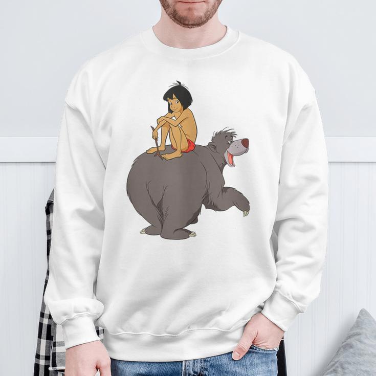 Disney The Jungle Book Mowgli And Baloo Chillin Sweatshirt Gifts for Old Men