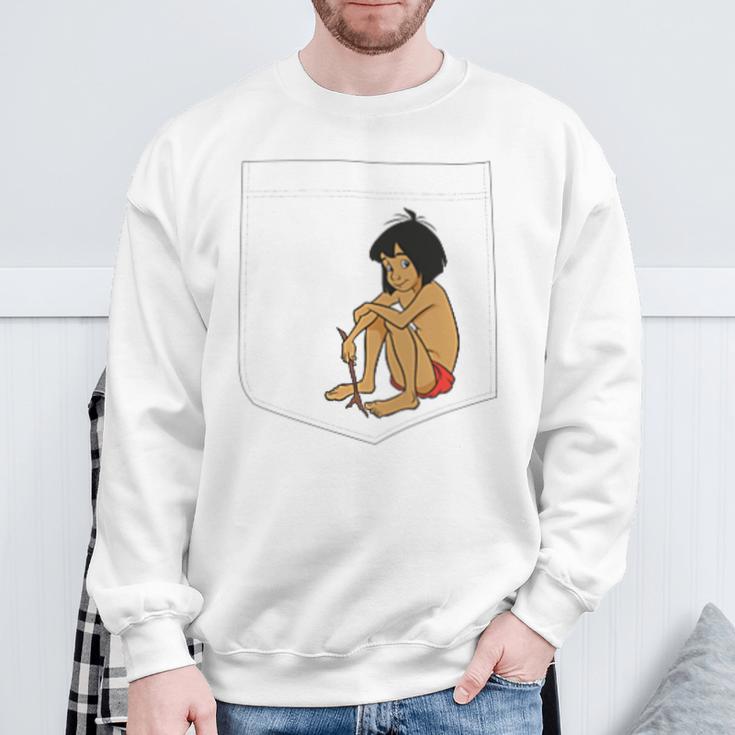 Disney The Jungle Book Mowgli Pocket Sweatshirt Gifts for Old Men
