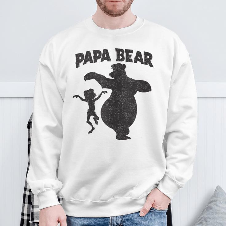 Disney Jungle Book Papa Bear Father's Day Sweatshirt Gifts for Old Men