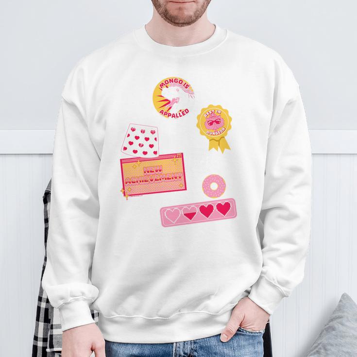 Dungeon Crawler Carl Colorful Sticker Collage LitRPG Book Premium Tri-Blend Sweatshirt Gifts for Old Men Dungeon Crawler Carl Colorful Sticker Collage LitRPG Book Premium Tri-Blend Sweatshirt Gifts for Old Men