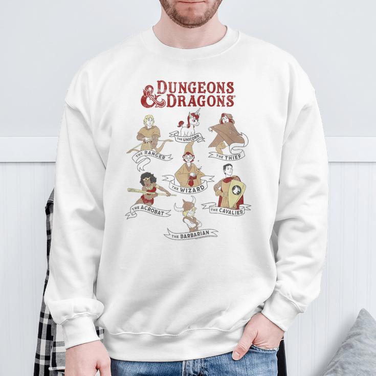 Dungeons & Dragons Textbook Players Sweatshirt Gifts for Old Men