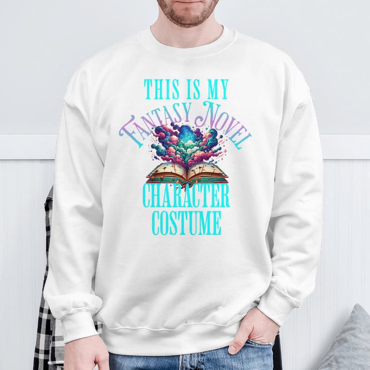 Fantasy Novel Character This Is My Book Character Costume Sweatshirt Gifts for Old Men Fantasy Novel Character This Is My Book Character Costume Sweatshirt Gifts for Old Men