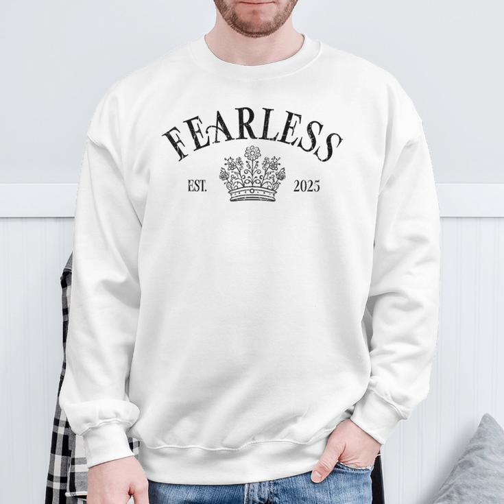 Fearless Est 2025 Powerless Book Fantasy Bookish Sweatshirt Gifts for Old Men
