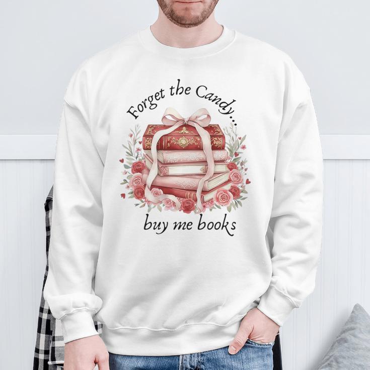 Forget The Candy Buy Me Book Premium Tri-Blend Sweatshirt Gifts for Old Men
