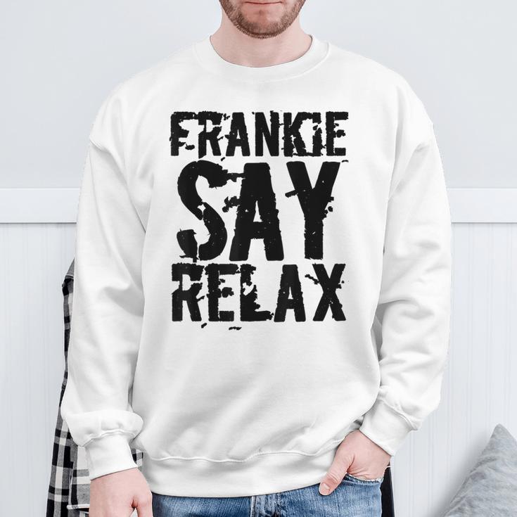 Frankieay Relax 太字フォントシャツ スウェットシャツ 高齢者への贈り物