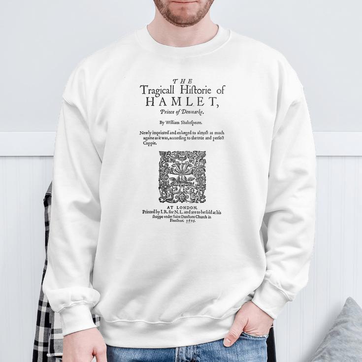 Hamlet Theatre Classical Literature Book Lover Sweatshirt Gifts for Old Men