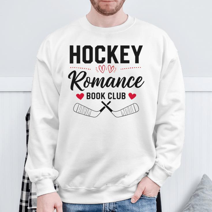 Hockey Romance Book Club Reader Sports Love Reading Premium Tri-Blend Sweatshirt Gifts for Old Men