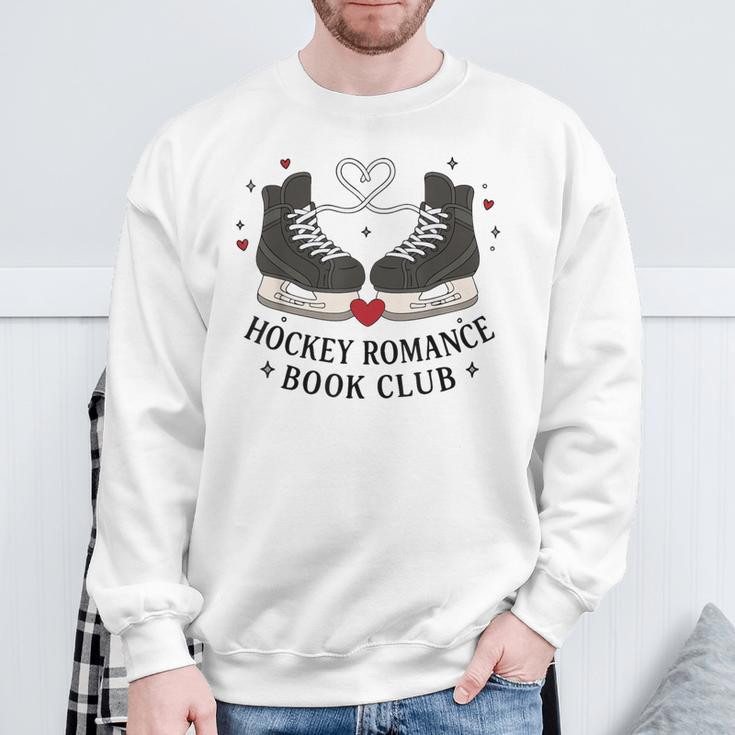 Hockey Romance Book Club Sweatshirt Gifts for Old Men