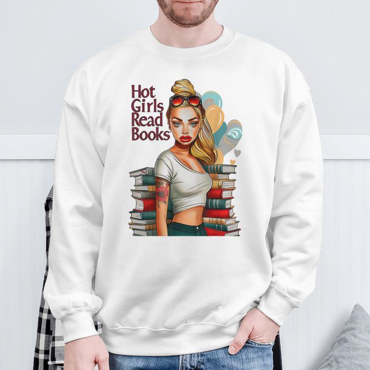 Hot Girls Read BooksSpicy Bookish Girl Dark Romance Reader Sweatshirt Gifts for Old Men Hot Girls Read BooksSpicy Bookish Girl Dark Romance Reader Sweatshirt Gifts for Old Men