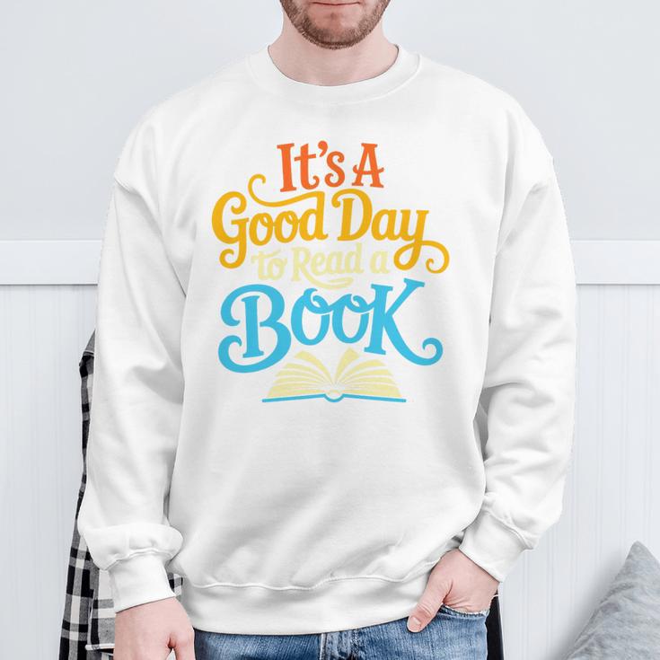 It's A Good Day To Read A Book Library Bookworm Premium Tri-Blend Sweatshirt Gifts for Old Men It's A Good Day To Read A Book Library Bookworm Premium Tri-Blend Sweatshirt Gifts for Old Men