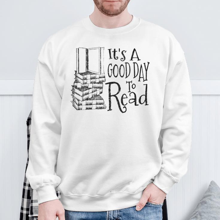 It's A Good Day To Read Shirt Book Lovers Reading Club Sweatshirt Gifts for Old Men It's A Good Day To Read Shirt Book Lovers Reading Club Sweatshirt Gifts for Old Men