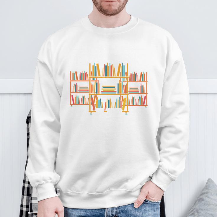 Its Not Hoarding If Its Books Librarian Book Hoarding Sweatshirt Gifts for Old Men