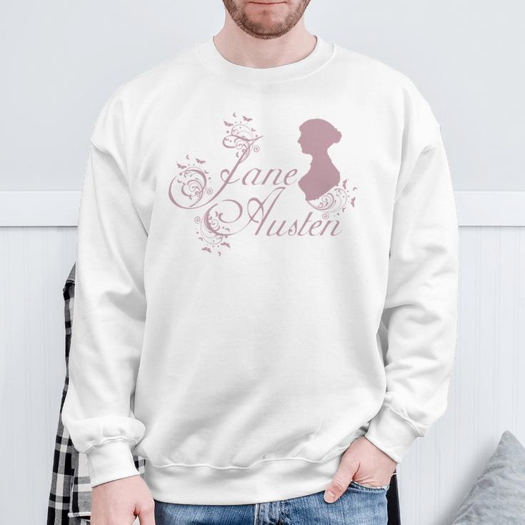 Jane Austen Book Club Vintage Literary Mr Darcy Fans Sweatshirt Gifts for Old Men