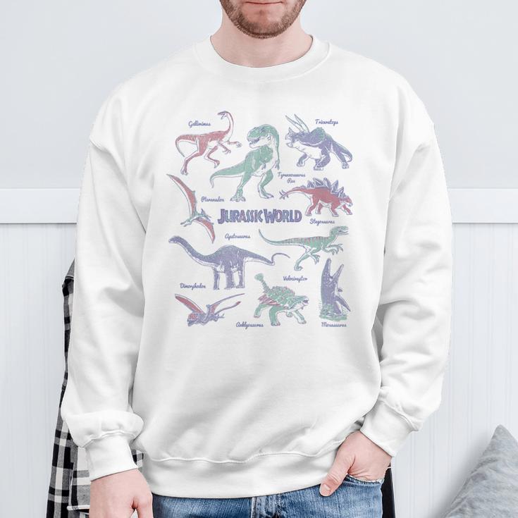Jurassic World Dinosaurs Textbook Page Sweatshirt Gifts for Old Men Jurassic World Dinosaurs Textbook Page Sweatshirt Gifts for Old Men