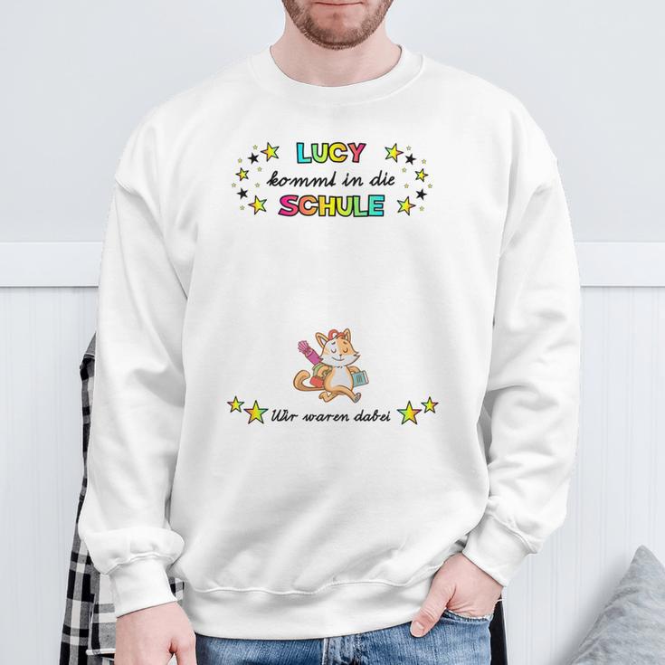 Kids Lucy Guest Book For First Day Of School Sweatshirt Gifts for Old Men