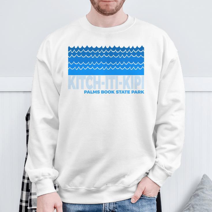 Kitch-Iti-Kipi MI Kitch-Iti-Kipi Palms Book Park Michigan Premium Tri-Blend Sweatshirt Gifts for Old Men