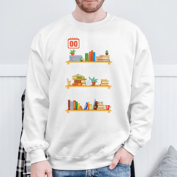 Library Librarian Bookworm Book 00 Days Without Reading Premium Tri-Blend Sweatshirt Gifts for Old Men