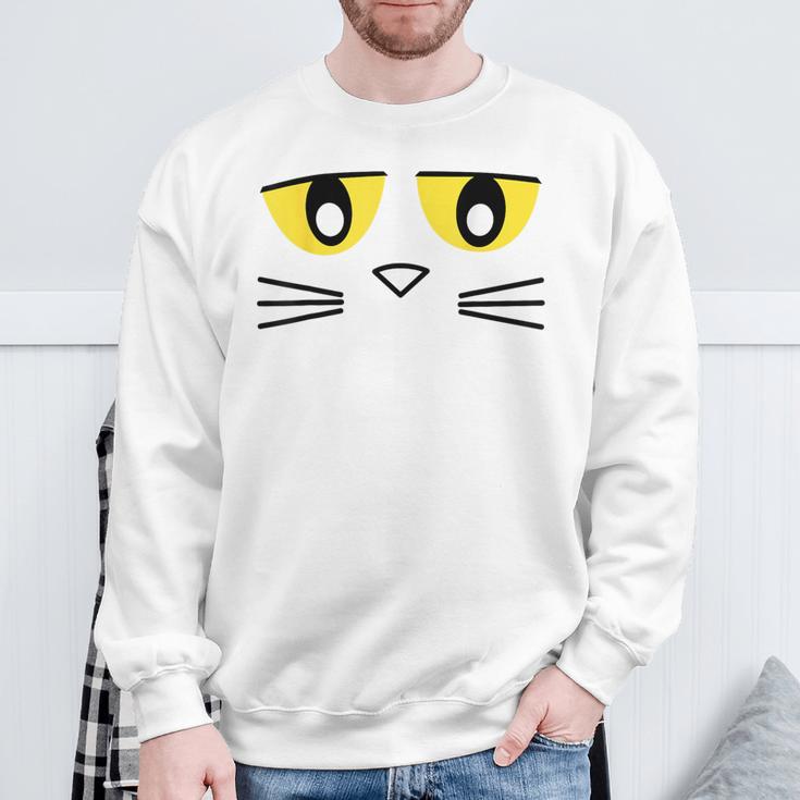 Library Teacher Reading Day Book Character Costume Blue Cat Sweatshirt Gifts for Old Men Library Teacher Reading Day Book Character Costume Blue Cat Sweatshirt Gifts for Old Men