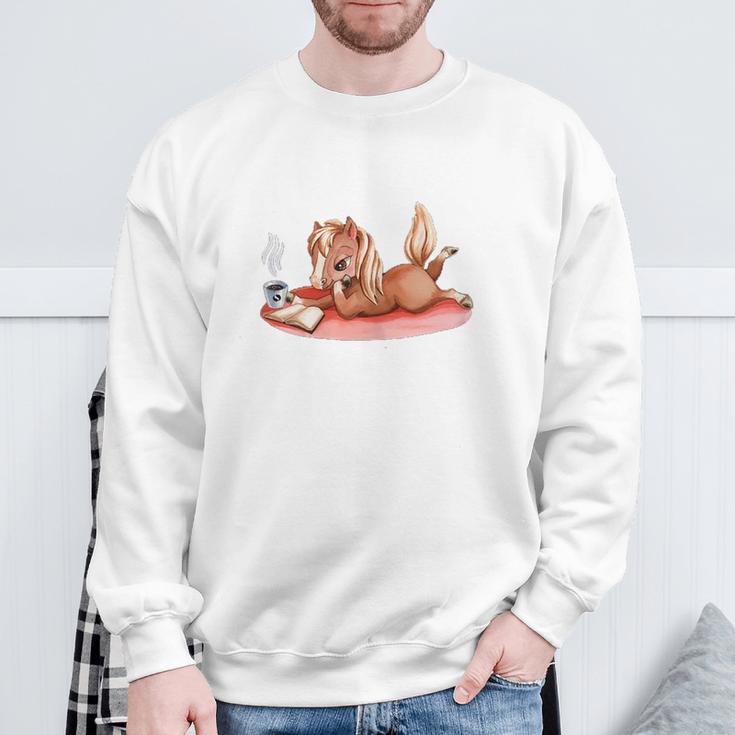 Life Is Better With Coffee Horses And Books Sweatshirt Gifts for Old Men Life Is Better With Coffee Horses And Books Sweatshirt Gifts for Old Men