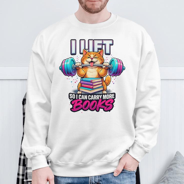 I Lift So I Can Carry More Books Bookish Fitness Humor Premium Tri-Blend Sweatshirt Gifts for Old Men I Lift So I Can Carry More Books Bookish Fitness Humor Premium Tri-Blend Sweatshirt Gifts for Old Men