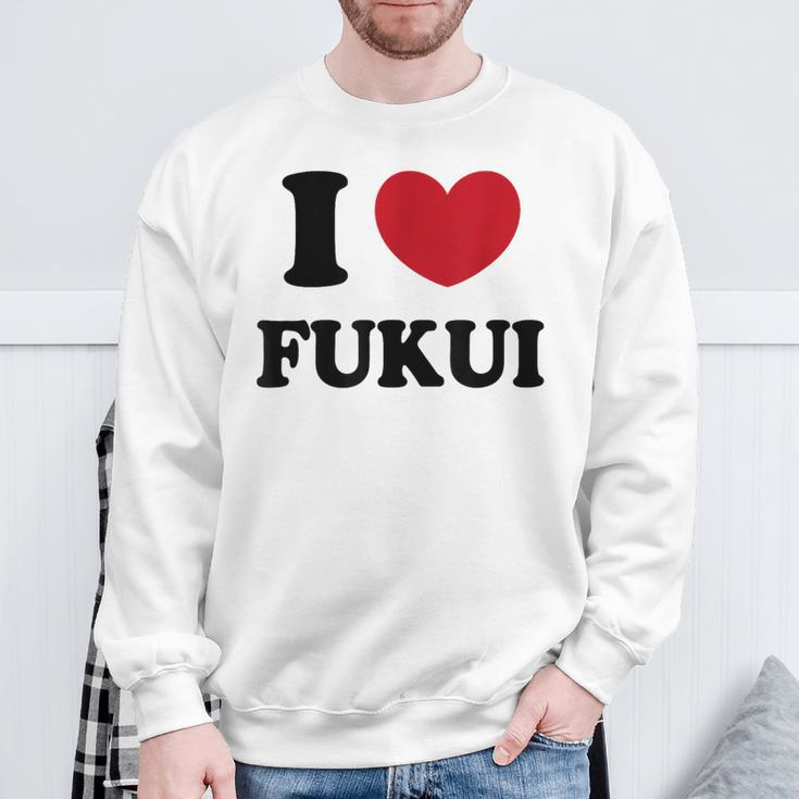I Love Fukui 福井が大好き スウェットシャツ 高齢者への贈り物