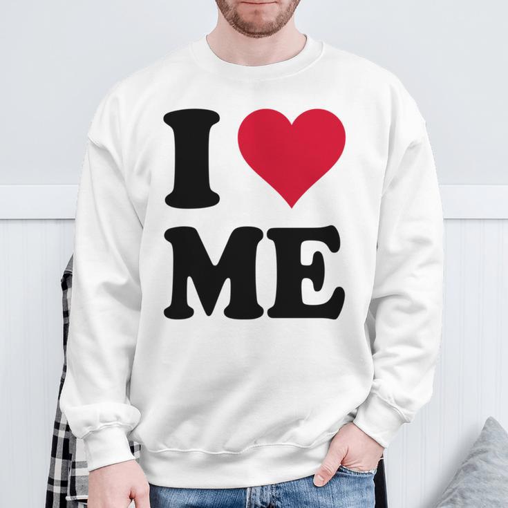 I Love Me 長袖tシャツ スウェットシャツ 高齢者への贈り物