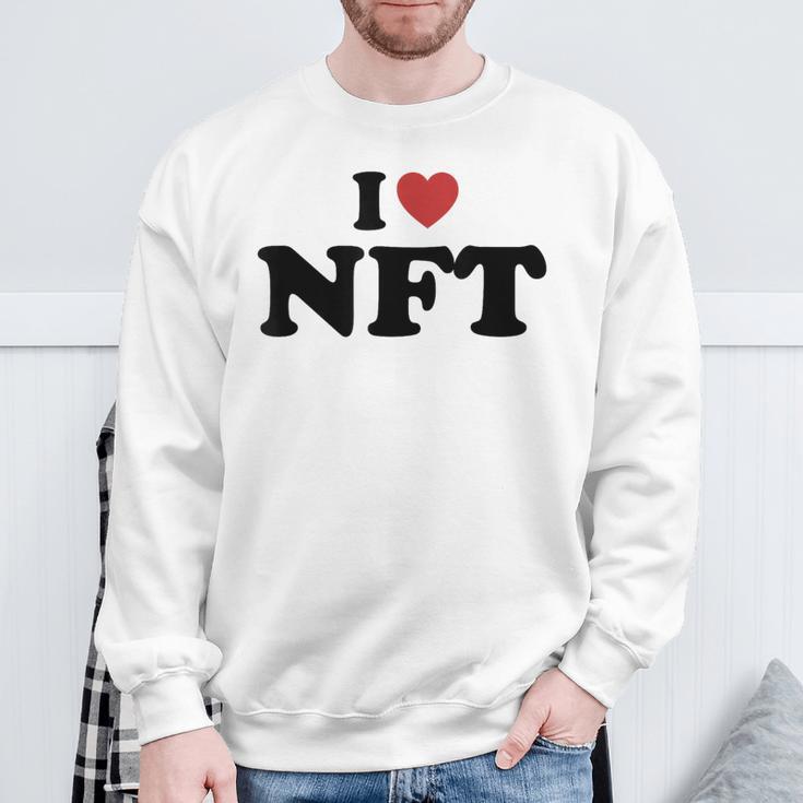 I Love Nft スウェットシャツ 高齢者への贈り物