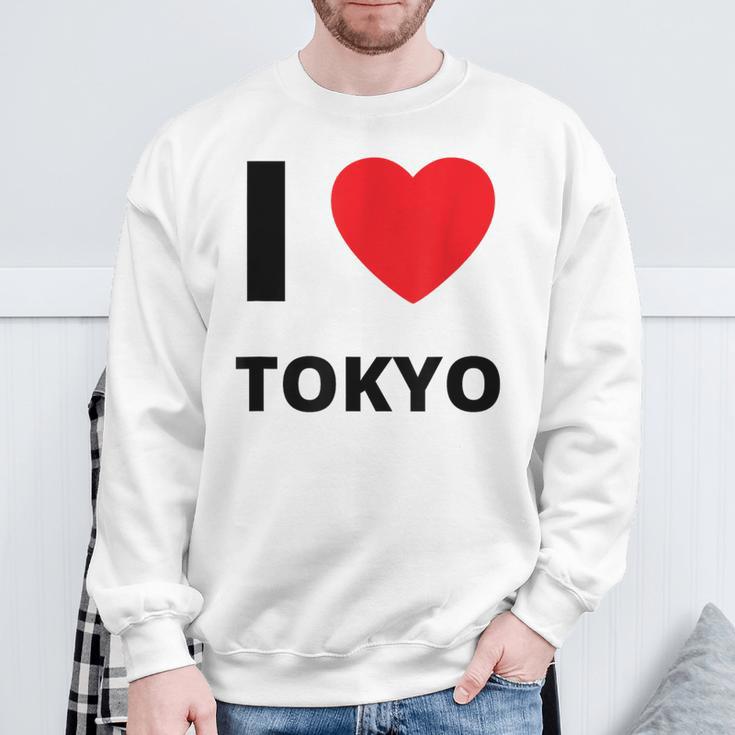 I Love Tokyo Travel Tourist スウェットシャツ 高齢者への贈り物