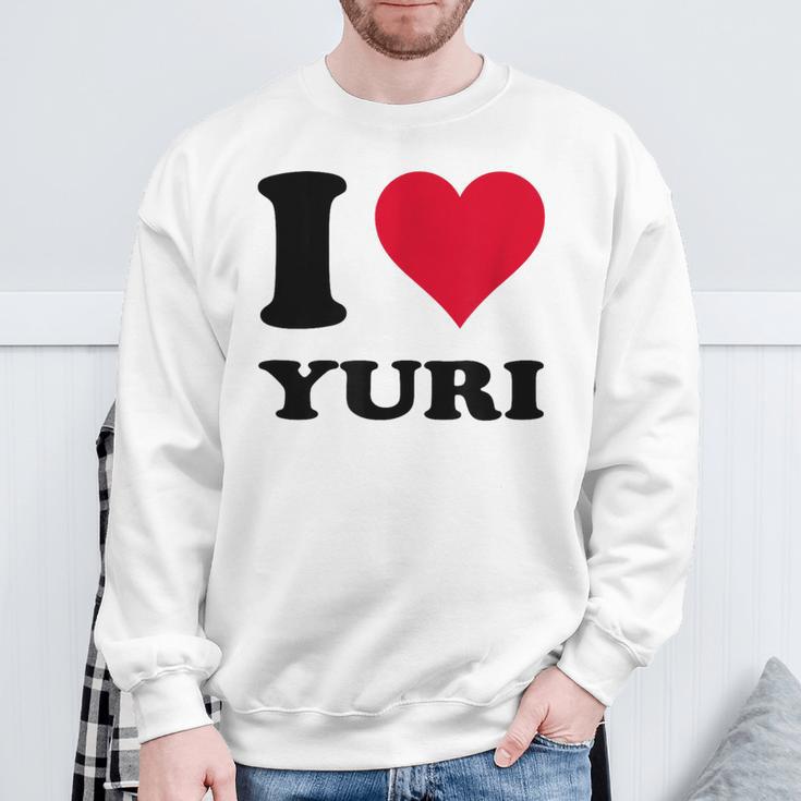 I Love Yuri スウェットシャツ 高齢者への贈り物