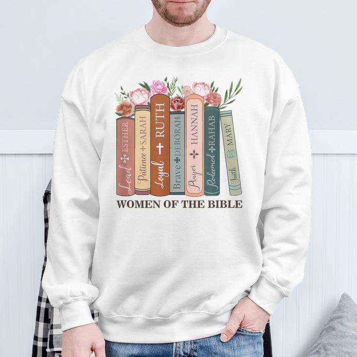The Original Women Of The Bible Books Full Color Sweatshirt Gifts for Old Men