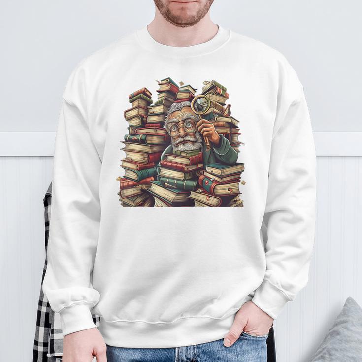 Rare Book Collector Raglan Baseball Tee Sweatshirt Gifts for Old Men