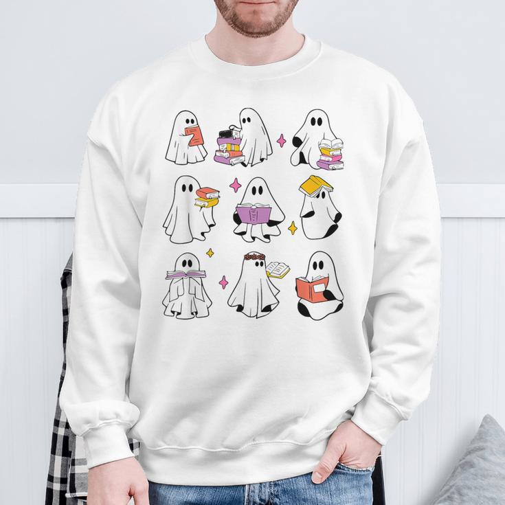 Read More Books Booooks Halloween Boooks Ghost Boo Teacher Men Women Kids Sweatshirt Gifts for Old Men Read More Books Booooks Halloween Boooks Ghost Boo Teacher Men Women Kids Sweatshirt Gifts for Old Men
