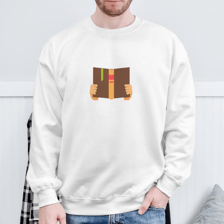 I Read Books Like It's My Job Reading Book Lover Librarian Sweatshirt Gifts for Old Men