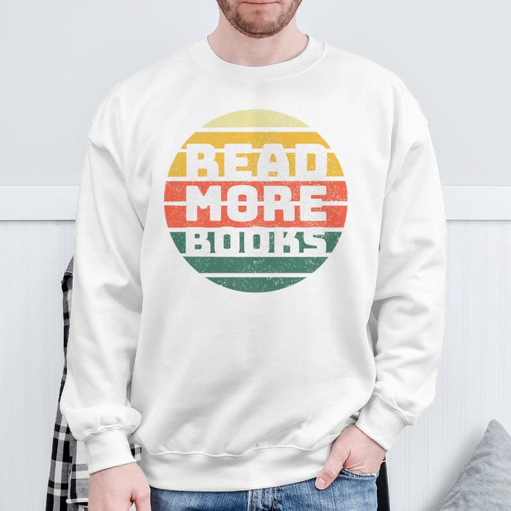 Read More Books Retro Vintage Book Lover Premium Tri-Blend Sweatshirt Gifts for Old Men Read More Books Retro Vintage Book Lover Premium Tri-Blend Sweatshirt Gifts for Old Men