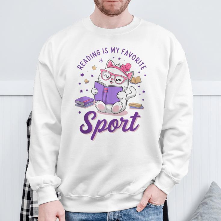 Reading Is My Favorite Sport Saying Quote Book Lovers Sweatshirt Gifts for Old Men Reading Is My Favorite Sport Saying Quote Book Lovers Sweatshirt Gifts for Old Men