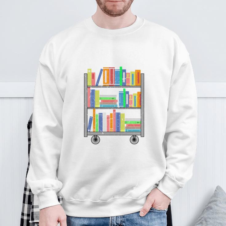 This Is How I Roll Book Librarian Vintage Sweatshirt Gifts for Old Men