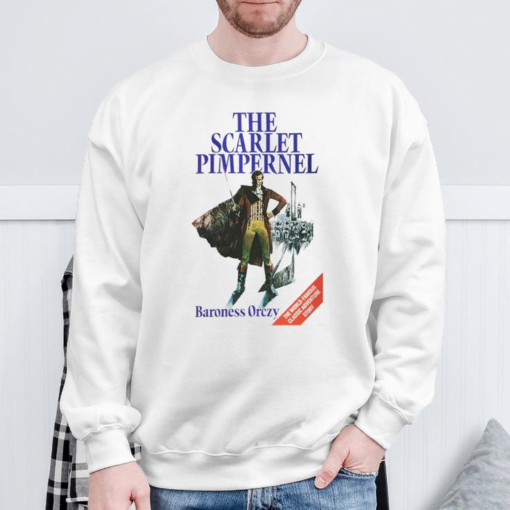 The Scarlet Pimpernel Baroness Orczy Vintage Book Cover Sweatshirt Gifts for Old Men