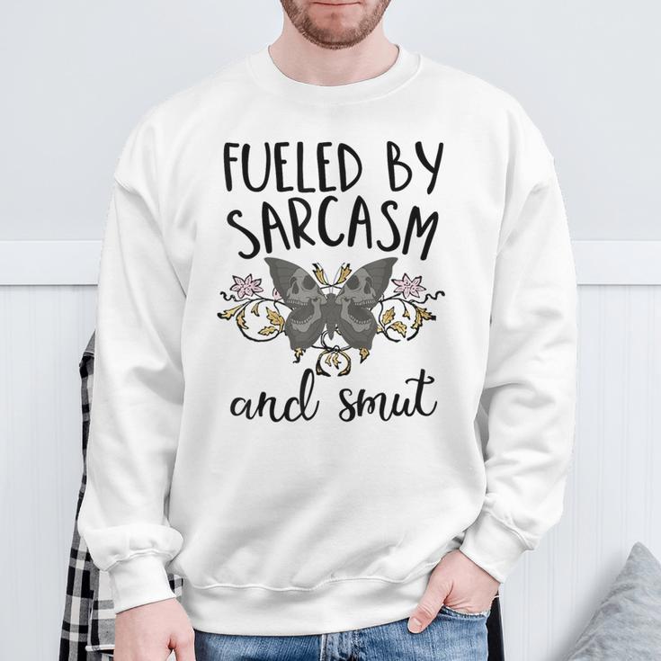 Smut And Sarcasm Women Sarcastic Romance Reader Smutty Books Sweatshirt Gifts for Old Men Smut And Sarcasm Women Sarcastic Romance Reader Smutty Books Sweatshirt Gifts for Old Men